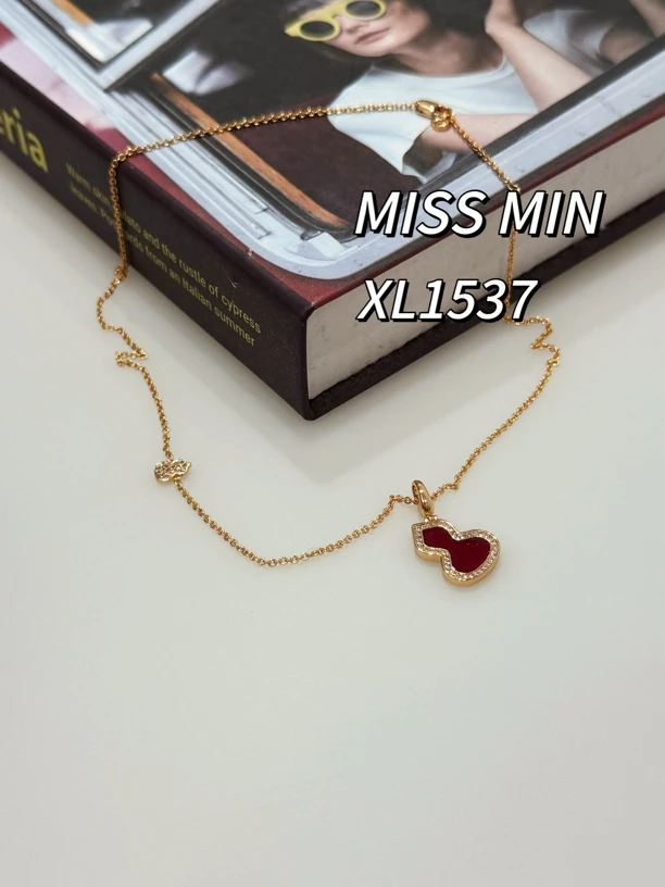 钛钢项链 MISS MIN XL1537 项链女小葫芦锁骨链小众高级感项链