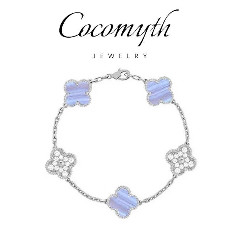 COCOMYTH 轻奢紫色间Z手链D633