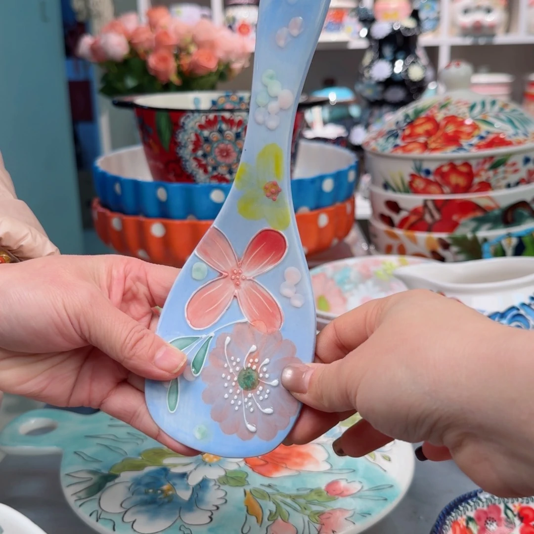 瓷片濑户烧饭铲一只看图