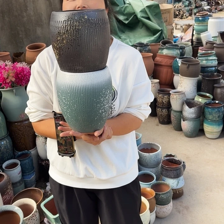 口16高20两个盆子