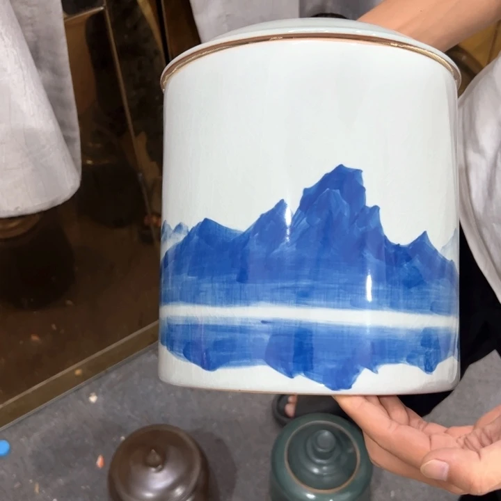 瑕疵福利品陶瓷茶叶罐