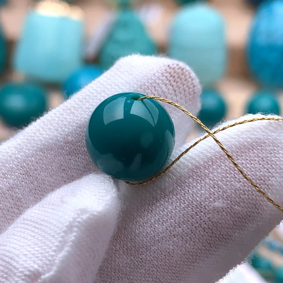 未镶嵌绿松石配饰石**客