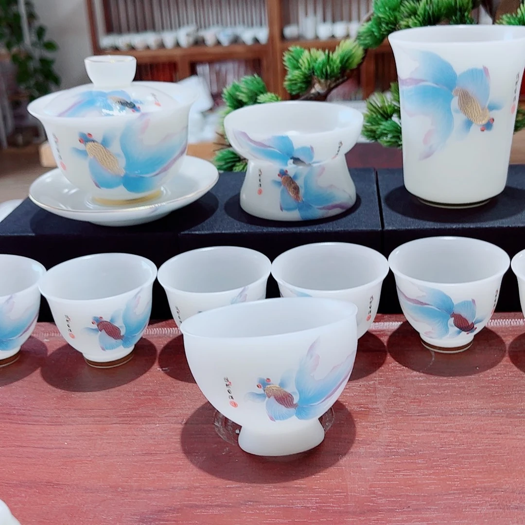 陶瓷素烧璞玉160cc加6杯套组