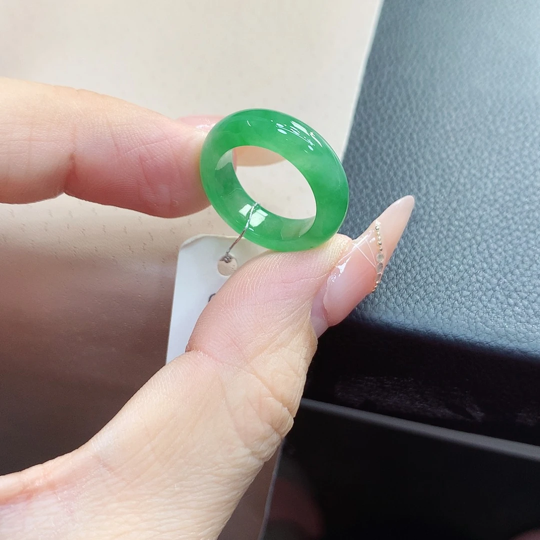 未镶嵌戒指翡翠8号