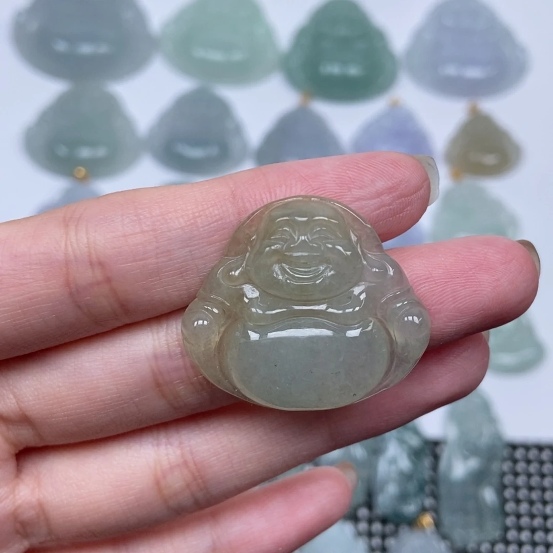 翡翠未镶嵌颈饰缅甸天然翡翠A货