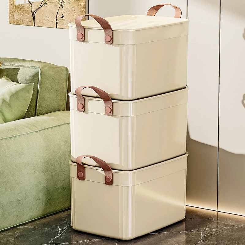 整理箱收纳箱收纳筐翻盖大容量收纳盒整理神器娃娃收纳桶储物箱柜