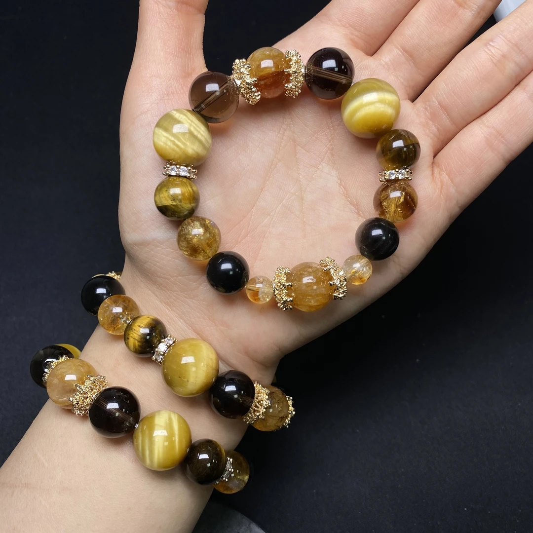 x84【来财巨无霸】小小原创水晶手链多样性发一