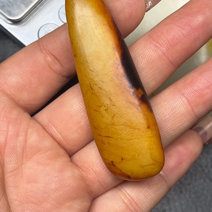 和田玉项链未镶嵌木***木