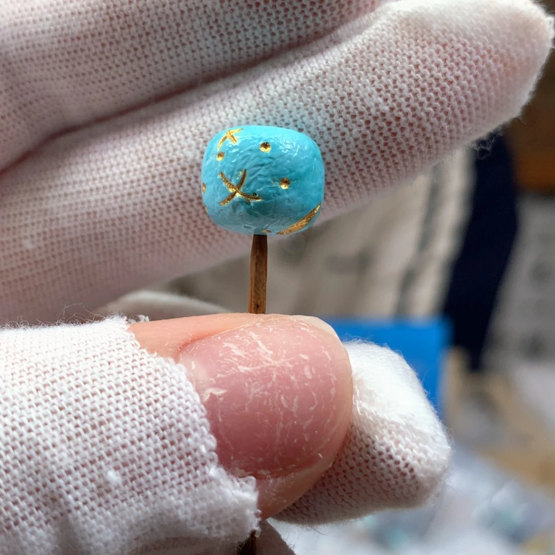 绿松石未镶嵌挂件