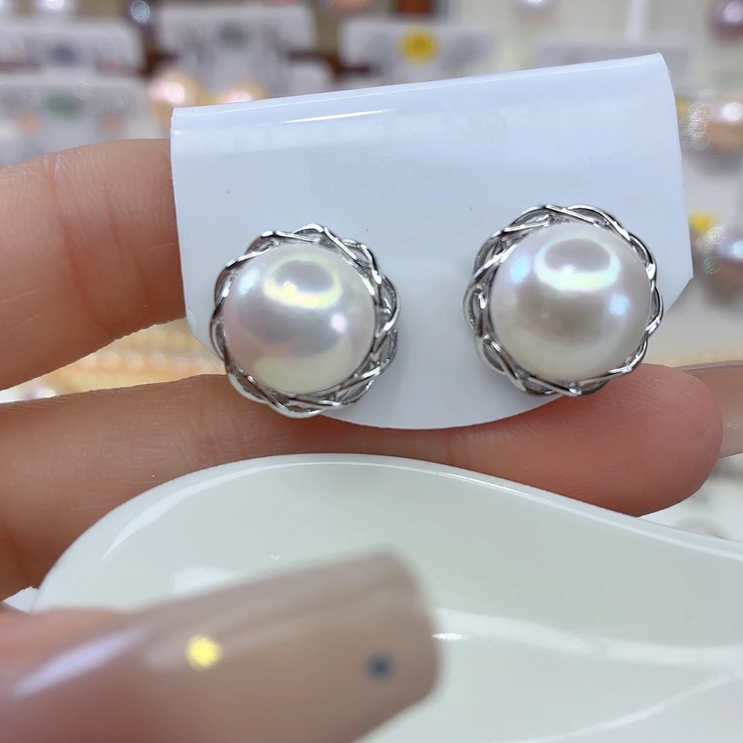 未镶嵌耳饰淡水珍珠