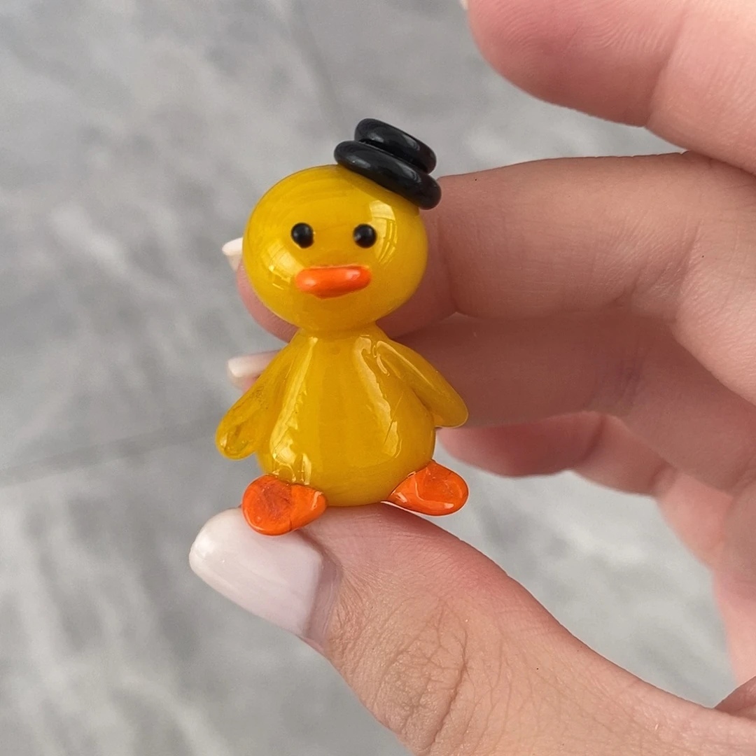 琉璃手工艺品小鸭