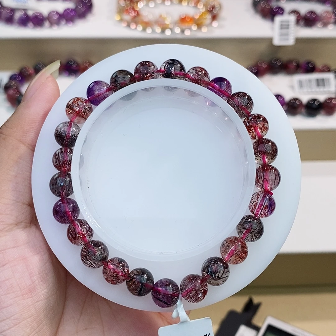 未镶嵌水晶手链黑加仑7