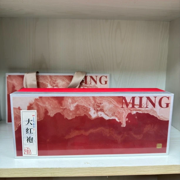送手提袋大红袍品味茶叶礼盒装福建高山浓香型乌龙茶