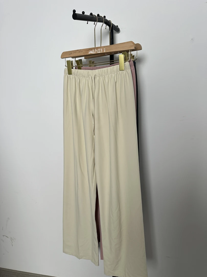 576 YIKE 薄款 夏季 阔腿裤 纯色