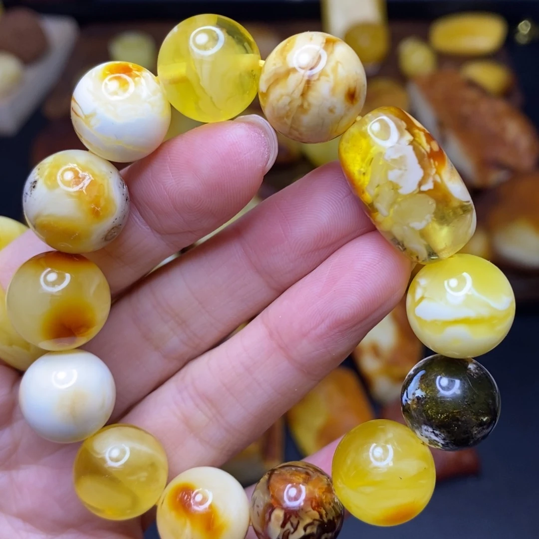 未镶嵌定制蜜蜡胖