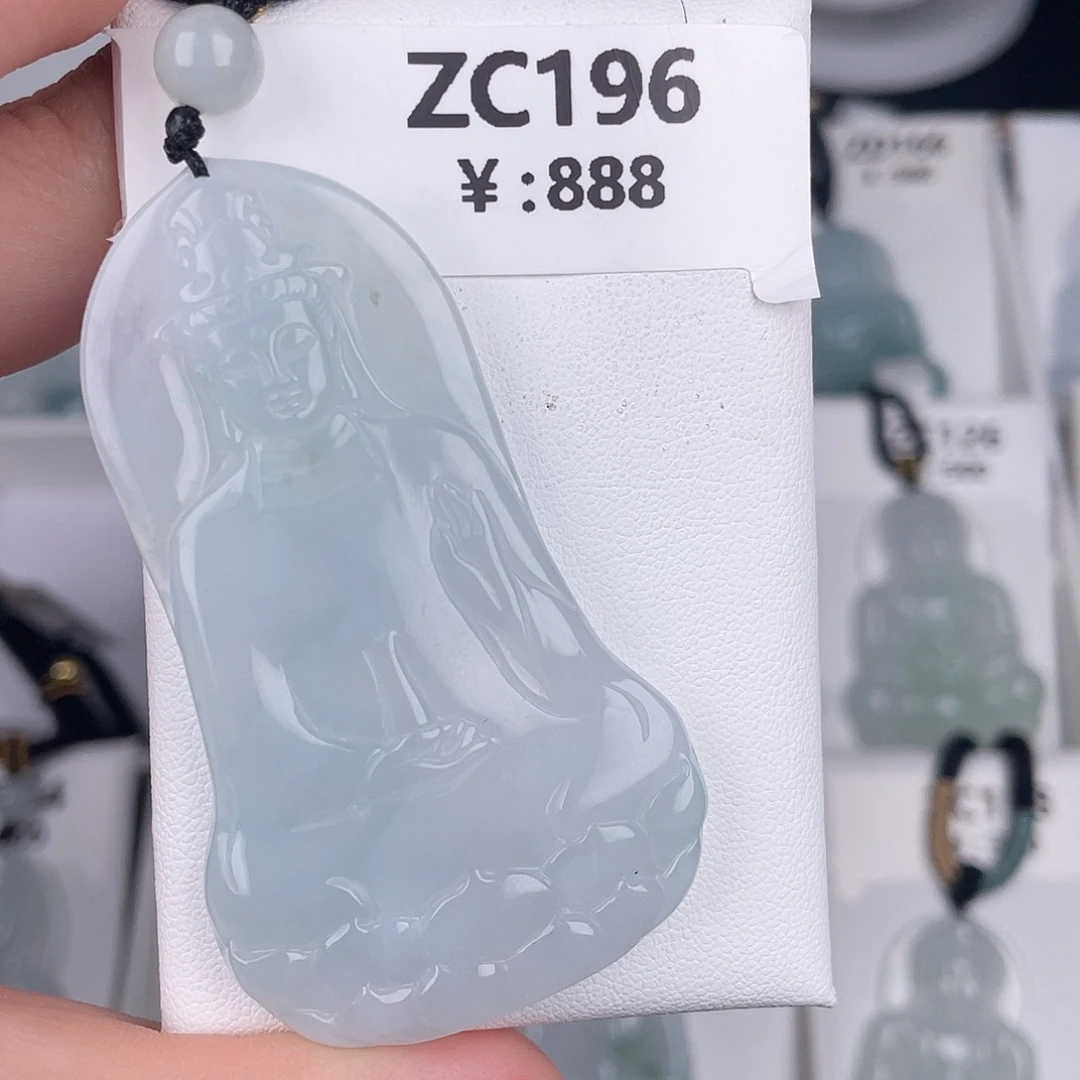 翡翠未镶嵌颈饰zc196