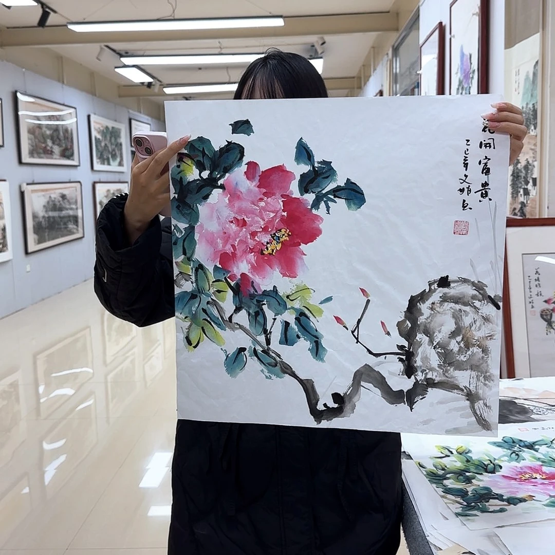 国画国画作品多次