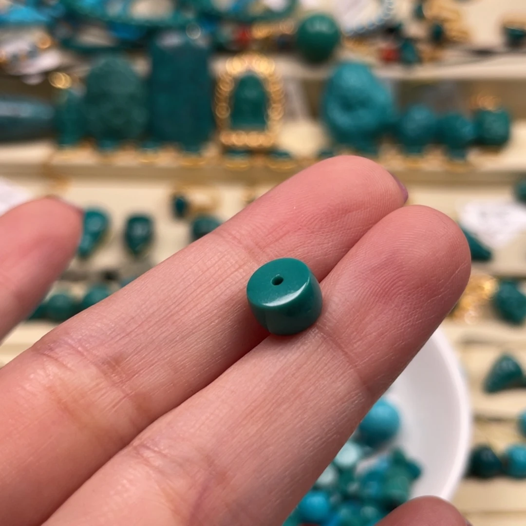 未镶嵌绿松石珠宝奇石顶*见