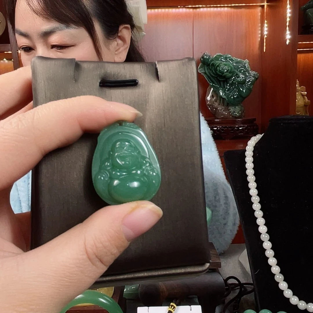 密玉（石英质玉）吊坠未镶嵌顺****1