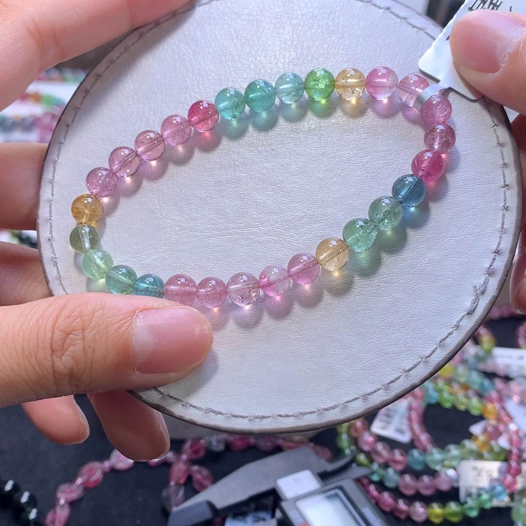 【闪购商品】手链未镶嵌碧玺6.6mm