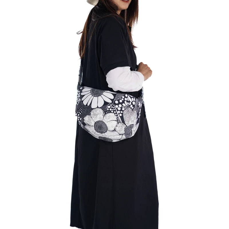 无则艺【饺子包】原创小雏菊多用男女通用单肩斜挎包