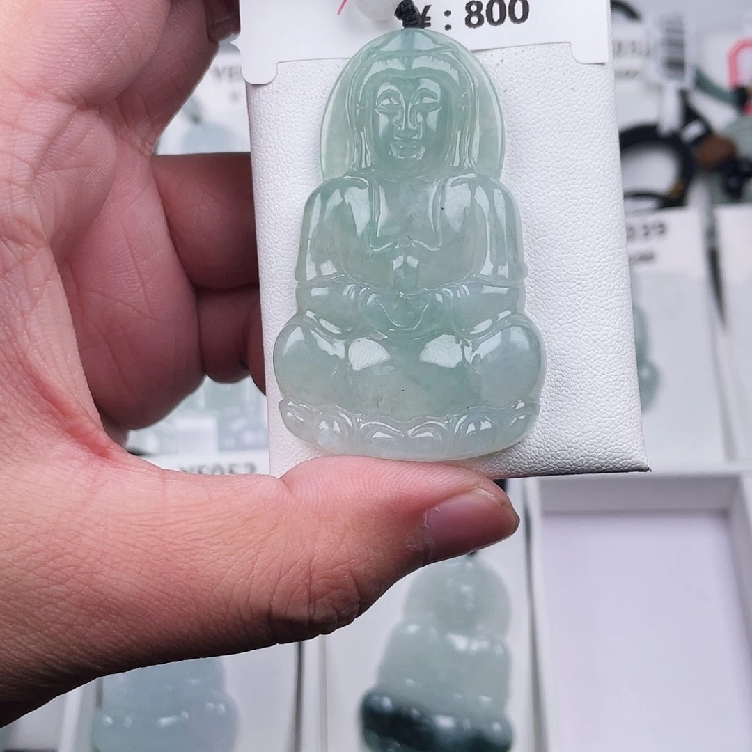 翡翠未镶嵌颈饰yx31