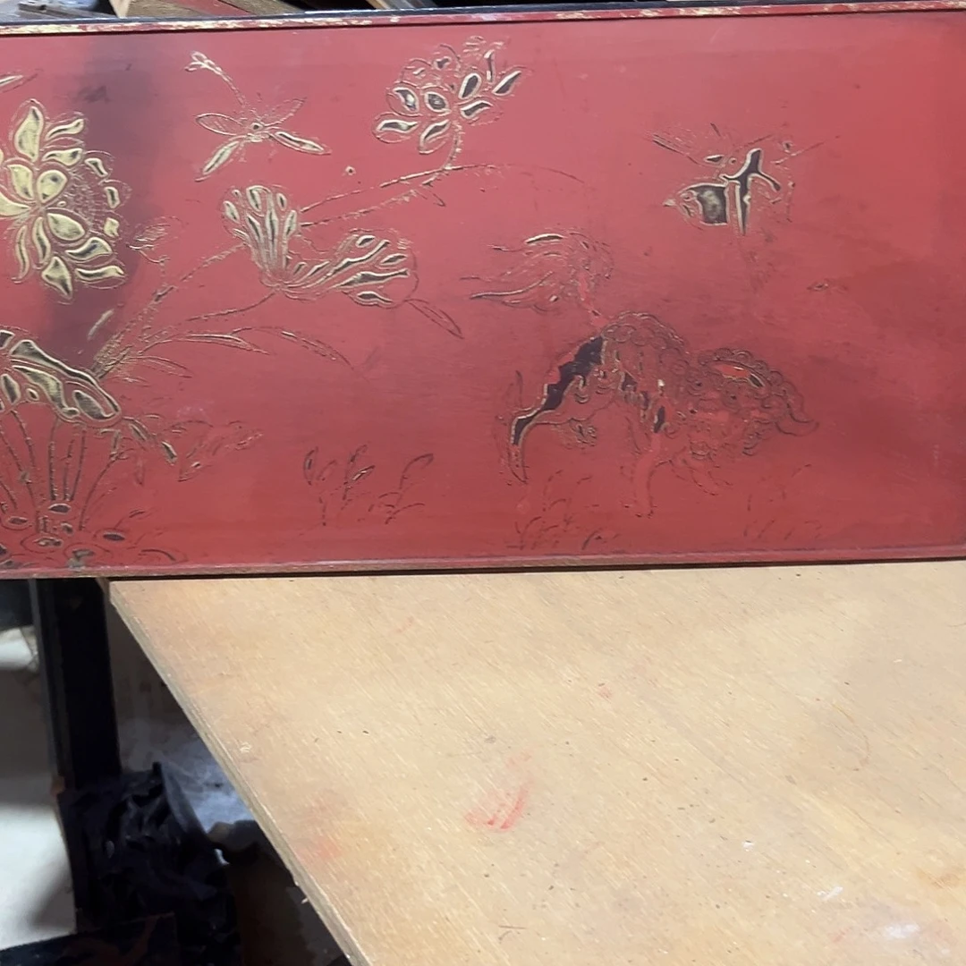 日***辉香榧木木雕.花板.家具.古建构件.卡子花.结子