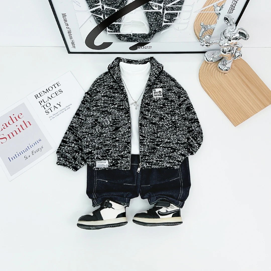 男童休闲外套秋冬款儿童2025新款秋装潮 BQ251066N 悠悠童话童装