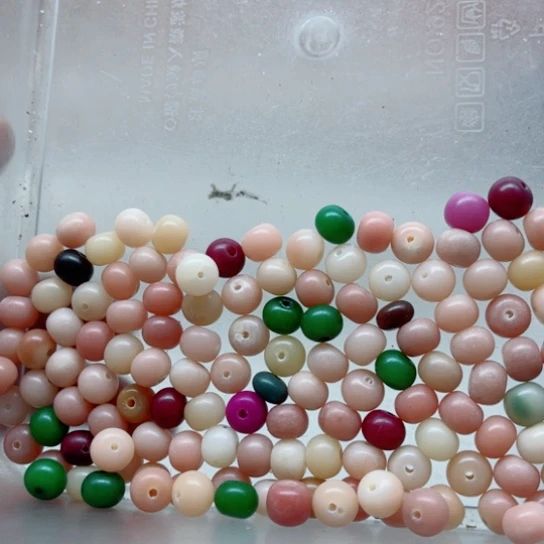 吊坠白玉菩提瑕疵10粉苹果139颗