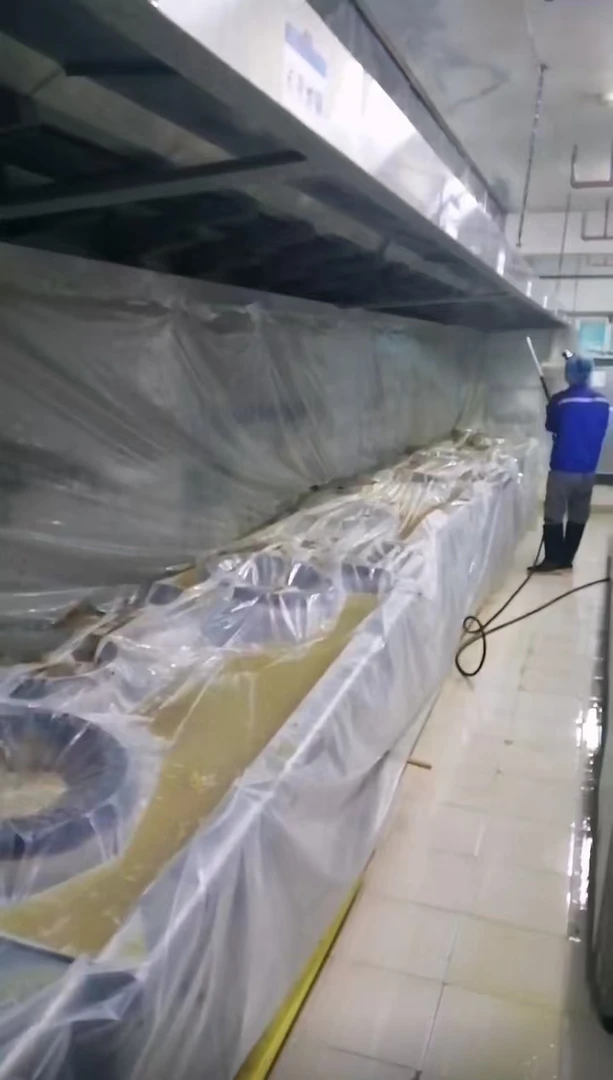 防护膜塑料布商用大型油烟机清洗专用