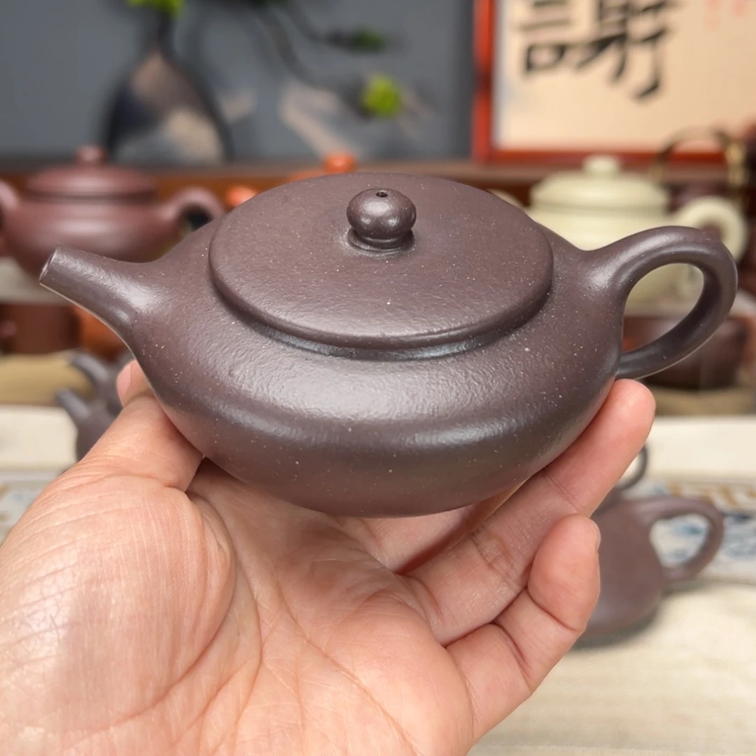 紫砂茶壶左**火底槽清的150