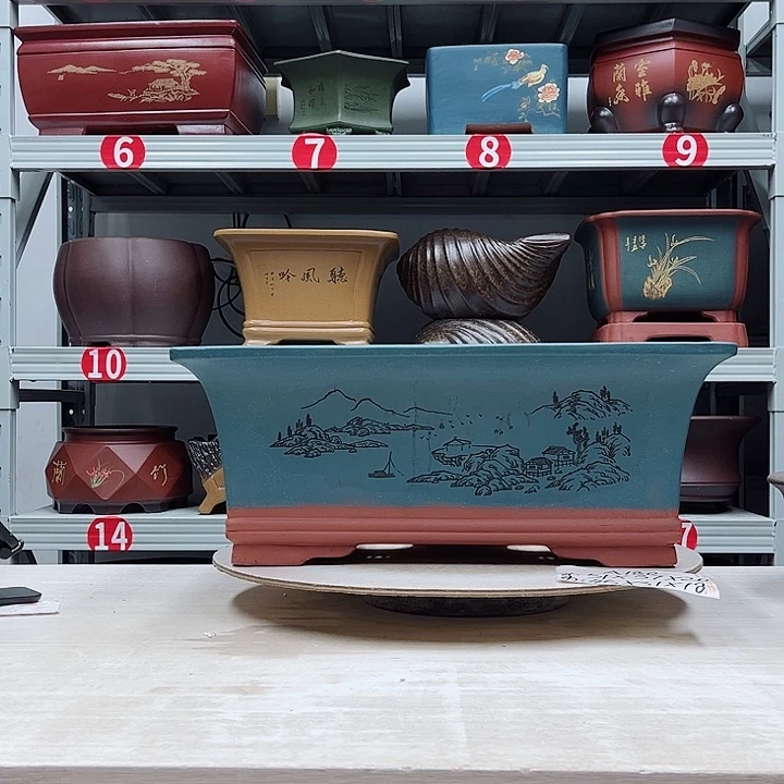 紫砂花盆紫砂花盆