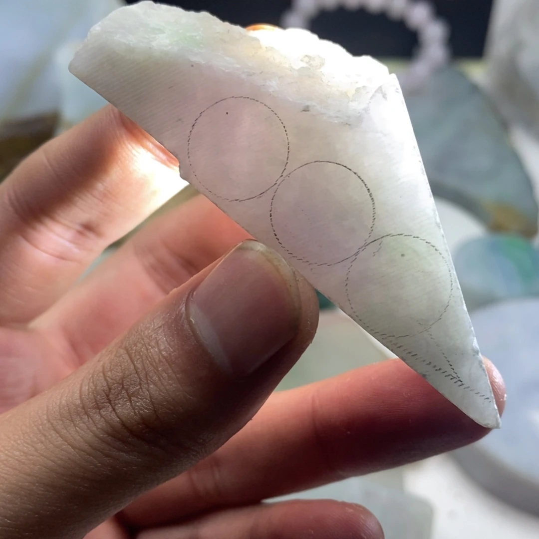 翡翠散珠天然缅甸翡翠a货81