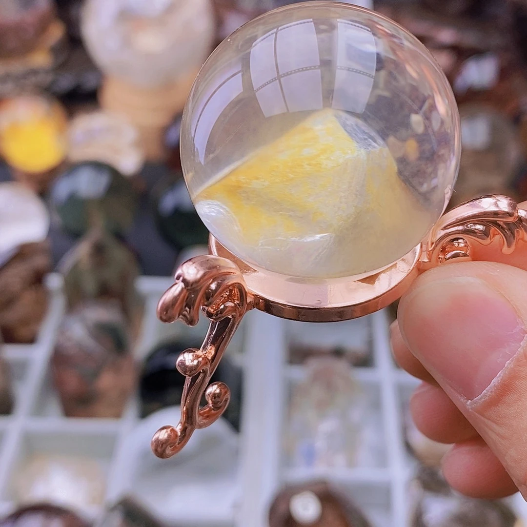 未镶嵌珠宝半成品水晶哒*