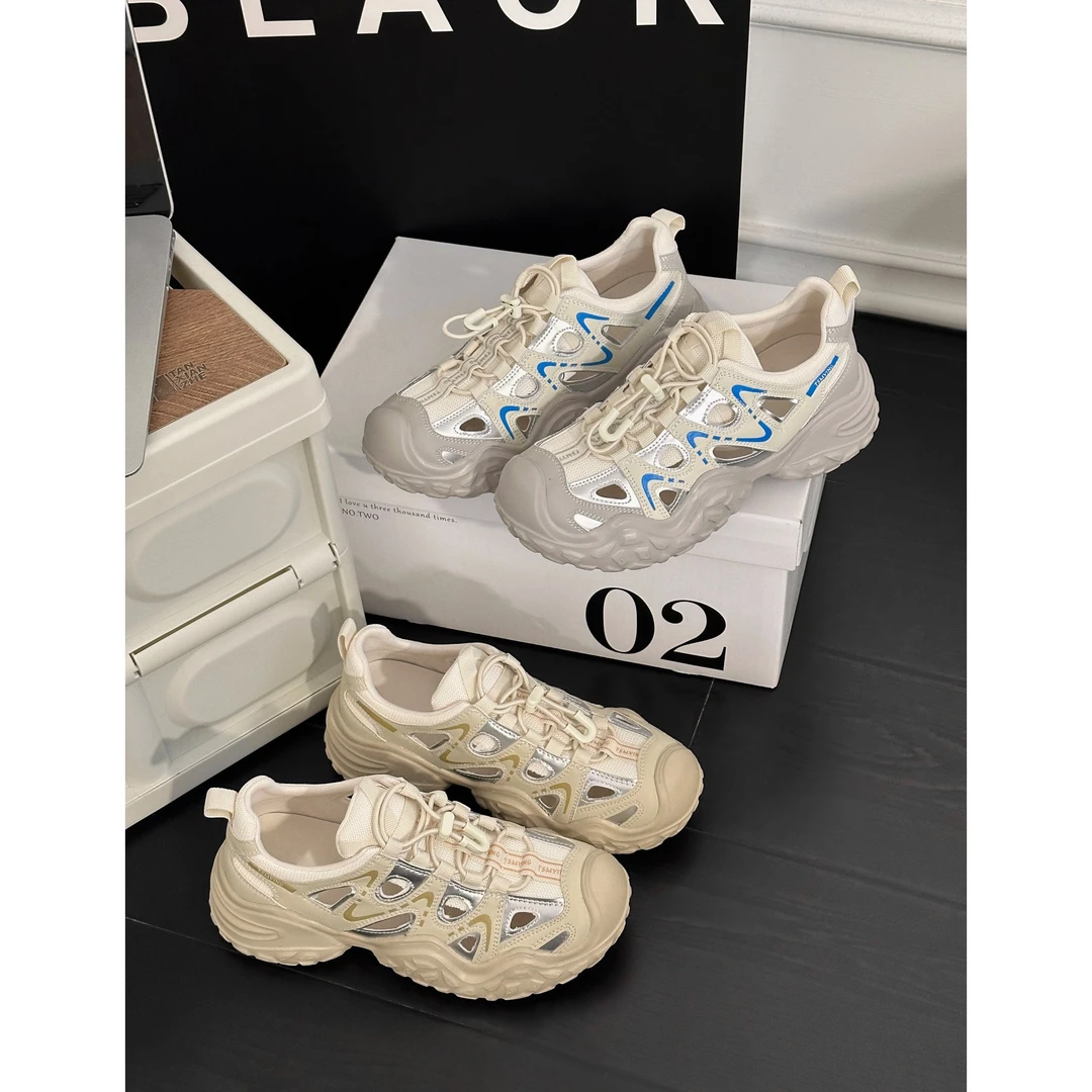 D817韩版休闲百搭镂空运动鞋