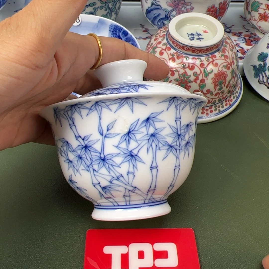 陶瓷景德镇纯手工纯手绘茶具木木80