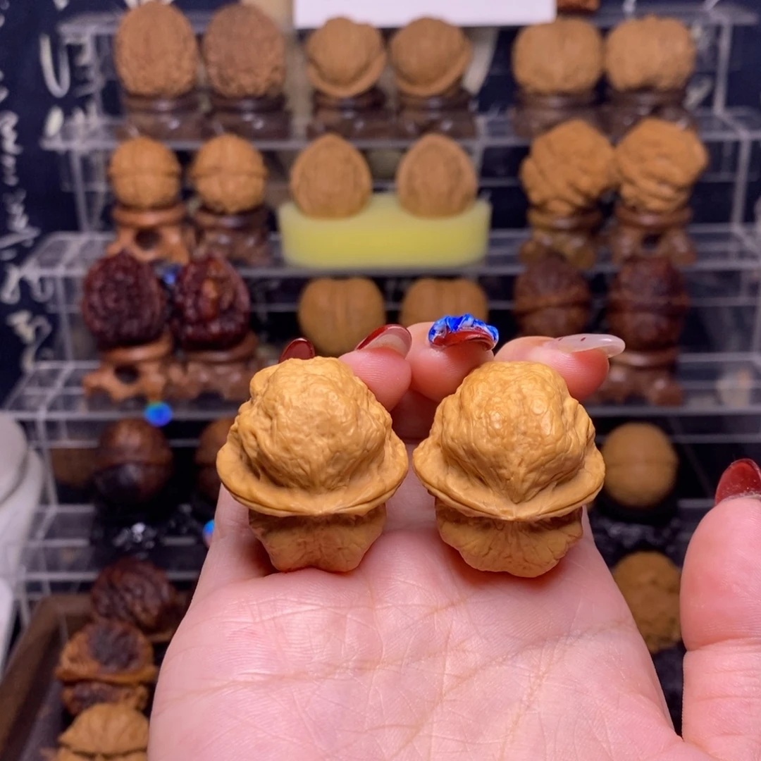 文玩核桃把件Z35小雨蟾33尺