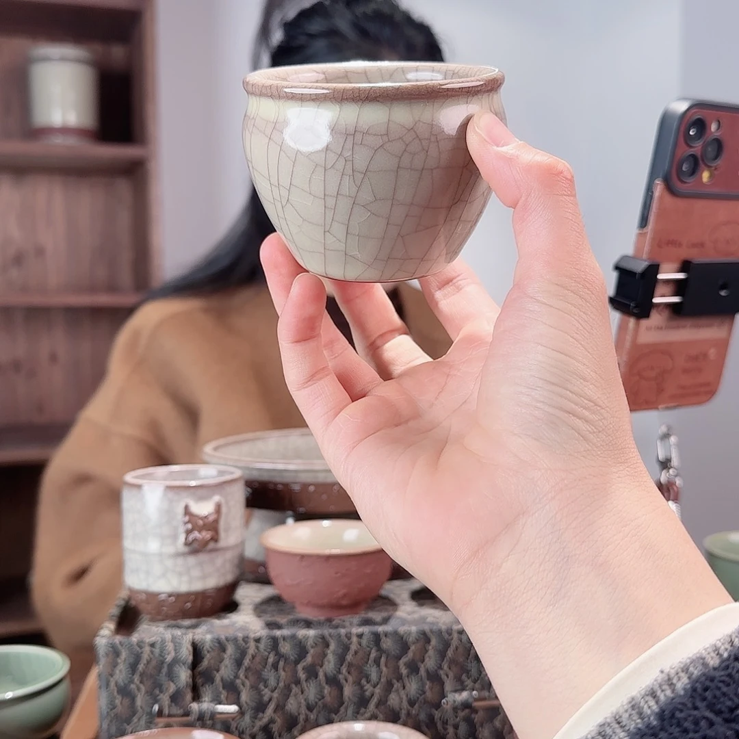 瓷摆件缸杯哥窑111111