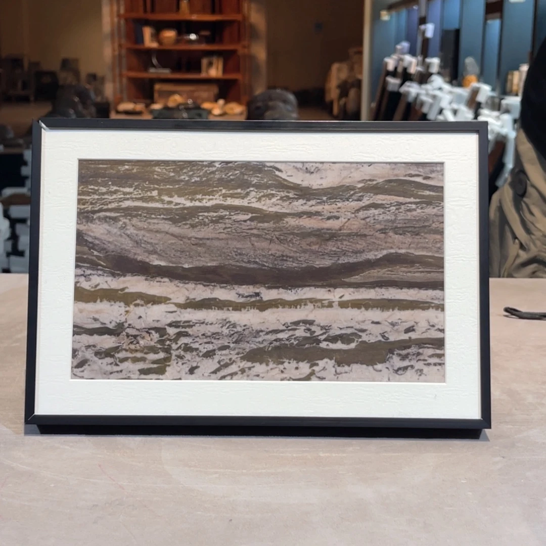 彩石三峡清江画面石