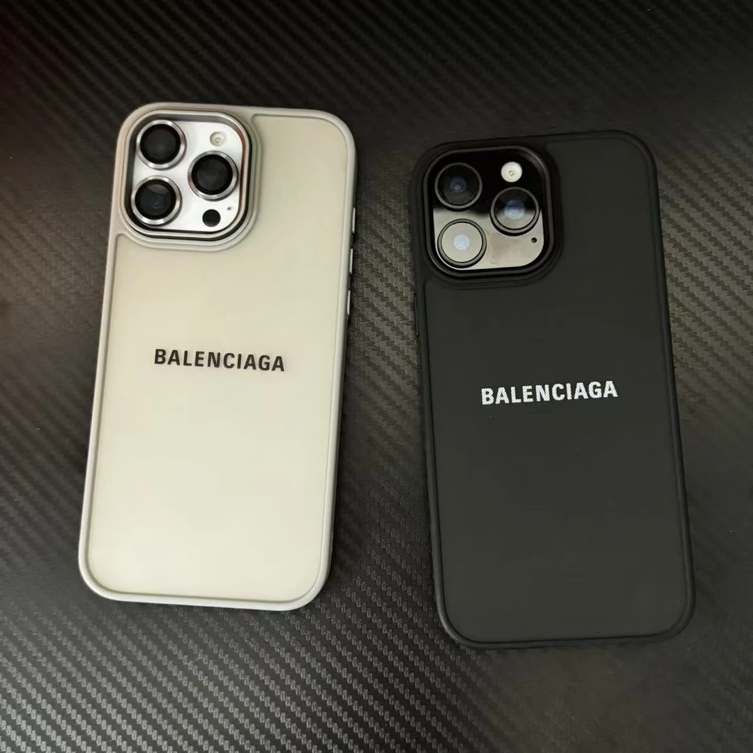 欧美潮牌B家英文适用iPhone16promax手机壳15苹果14肤感13磨砂17