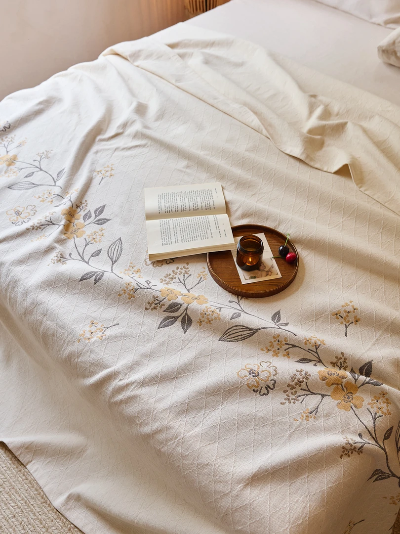 （618专享！福利！）花上枝头罗布麻软凉席200*230可铺可盖