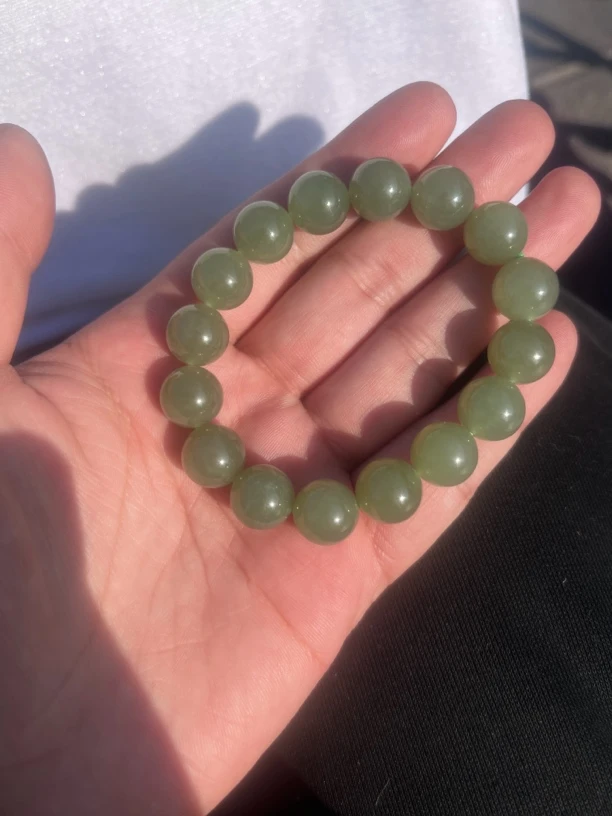 和田玉卡12孤品手串