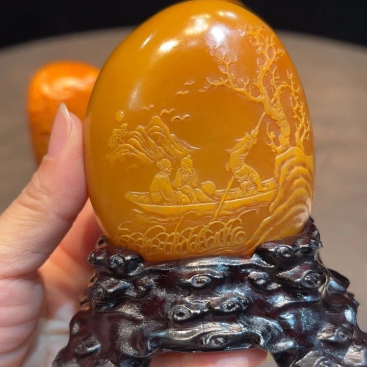 金***场寿山石寿山石摆件