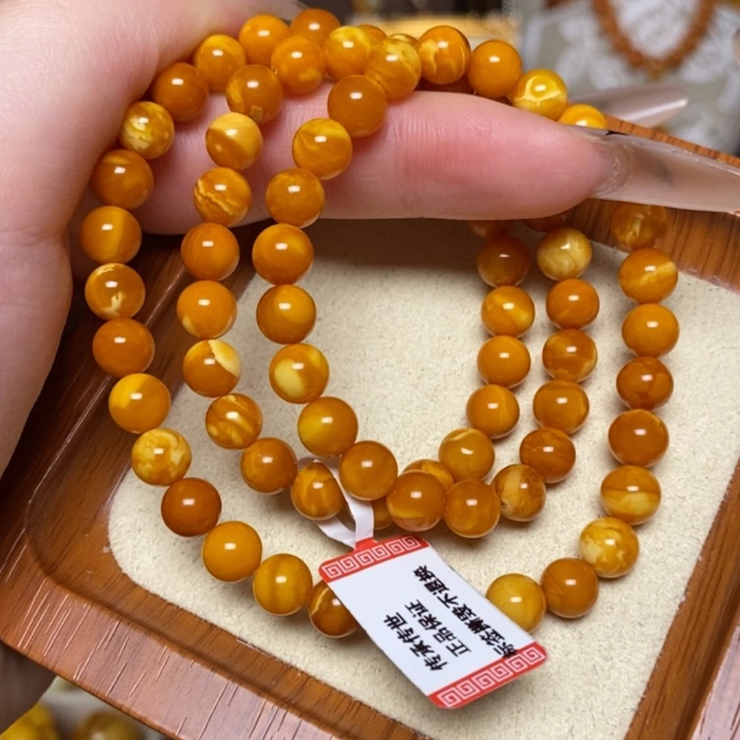 【闪购商品】蜜蜡颈饰未镶嵌手串