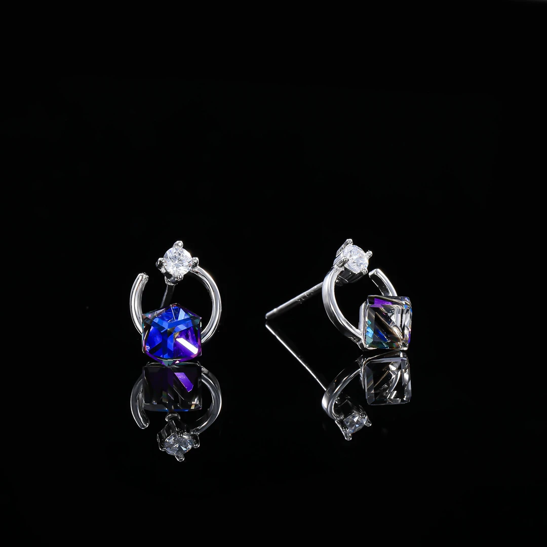 925银耳饰 ——木木（SA579）纯银耳饰FYR-7409B