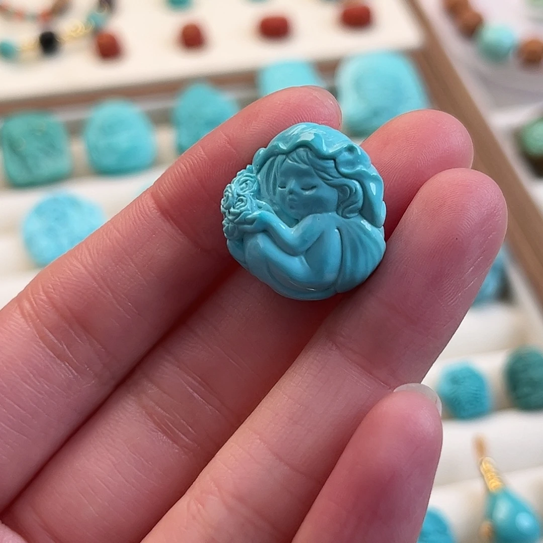 绿松石未镶嵌配饰