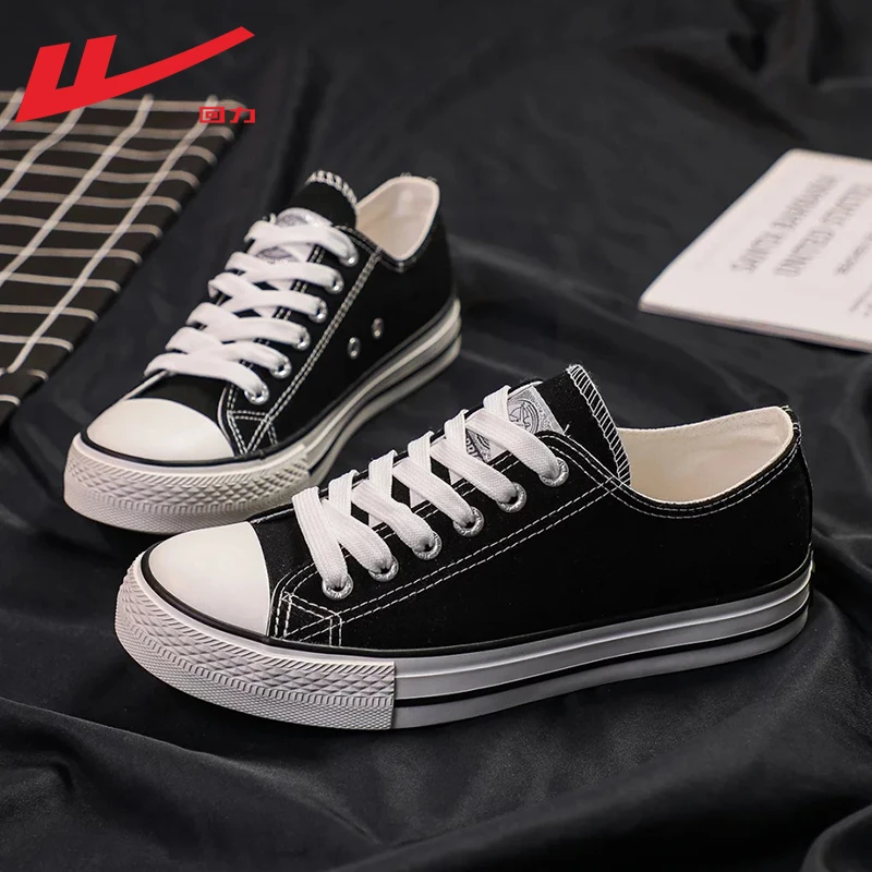 回力帆布鞋女款2025秋季新款透气百搭情侣鞋经典时尚休闲鞋板鞋女