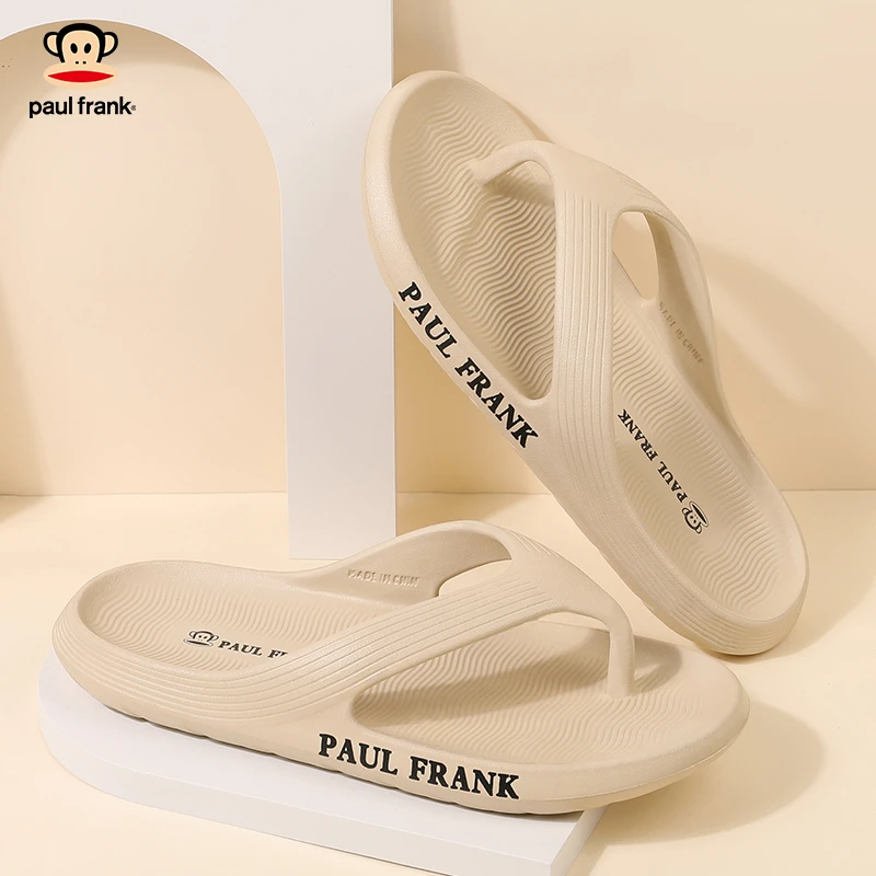 paul frank/大嘴猴夏季男女情侣人字拖时尚户外凉拖鞋休闲防滑