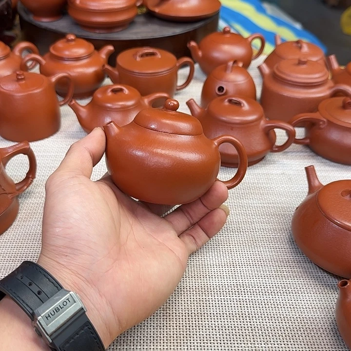 光***品紫砂壶全手工制作文蛋