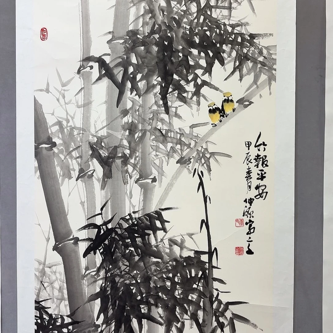 国画亲笔手绘放心去藏